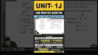 CSIR Practice Question  Unit 1 Molecules and their Interaction Relevant to Biology  Topic J [upl. by Eibloc635]