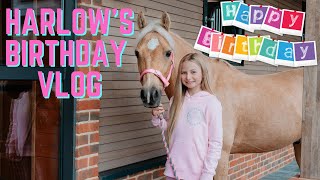 ITS MY BIRTHDAY SPEND THE DAY WITH ME AT THE STABLES Harlow and Popcorn [upl. by Conner]