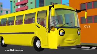 Canciones Infantiles en Espanol y Ingles para Ninos Las Ruedas Del Autobus en Español [upl. by Natsuj543]