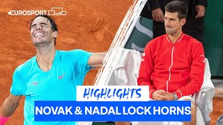 Nadal In Stunning Form amp Defeats Djokovic In Iconic 2020 Final  Roland Garros Rewind  Eurosport [upl. by Eirret65]