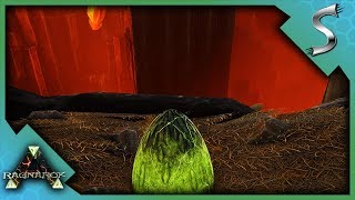 STEALING POISON WYVERN EGGS HIGH LEVEL POISON WYVERN RAISING  Ark RAGNAROK DLC Gameplay E77 [upl. by Mmada]