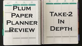 Plum Paper Planner amp Notebook Review take 2 10 OFF first order [upl. by Zorine473]