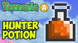 Terraria How To Get HUNTER POTION  Terraria how to make Hunter Potion FULL GUIDE [upl. by Zeena]