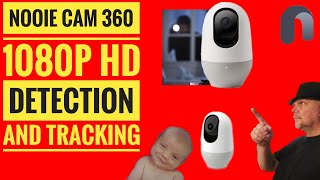 Nooie 360 1080P Indoor Cam IPC100 Security Camera Work with Nooie Cam APP [upl. by Trahern]