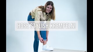 Hose stylish krempeln  HOTJeansundMode [upl. by Luht]