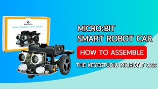 KS4036F Keyestudio Microbit Smart Robot Car keyestudio robot stem coding microbit diy kits [upl. by Gala]