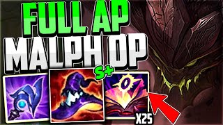 AP MALPHITE IS STRONGER THAN EVER👌 BEST BUILDRUNES  Malphite Guide S13 League of Legends [upl. by Naval48]