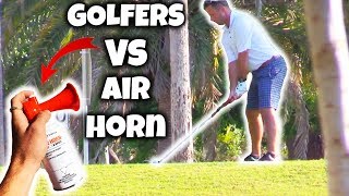 Air Horn Golf Prank [upl. by Mellar]