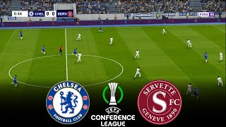 LIVE 🔴 CHELSEA vs SERVETTE  UEFA Conference League 20242025 Play Off  Simulation Realistic [upl. by Erait876]