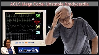 ACLS Mega Code Review  Unstable Bradycardia and Transcutaneous Pacing AHA ACLS [upl. by Baalbeer]