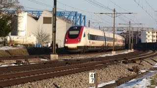 SBB FFS CFF Intercity Neigezug ICN und Interregio in Olten [upl. by Stedmann]