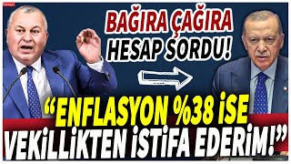 Cemal Enginyurt Erdoğana bağıra çağıra hesap sordu quotEnflasyon 8 ise vekillikten istifa ederimquot [upl. by Raskind]