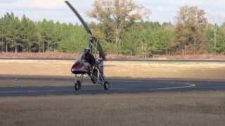 Phoenix Rotorcraft rotor blades test flight on Dominator gyroplane North Carolina [upl. by Jedidiah]