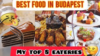 BEST FOOD IN BUDAPEST MY TOP 8 EATERIES hungary hungarianfood budapest2024 travel [upl. by Ghassan]