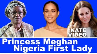 Princess Meghan amp Nigeria First Lady  New Kate Middleton Video  Trooping the Colour [upl. by Gervais]