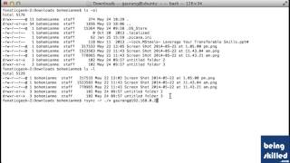 How to transfer data from one computer to another using rsync [upl. by Ehr]