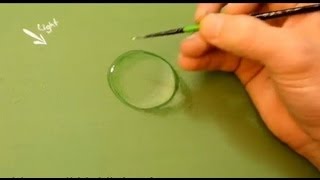 How to paint a water drop in Acrylics [upl. by Bremble]