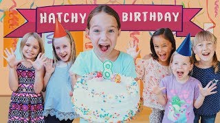 Toy Hotel Celebrates Addys Hatchimals Filled Birthday [upl. by Victoir]