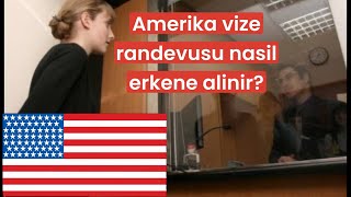 Amerika vize randevusu nasil erkene alınır [upl. by Mihalco]