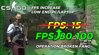 FPS INCREASE CSGO BROKEN FANG OPERATION How To Run Low End PCLaptop 2GB RAMIntel Graphics [upl. by Swayne]