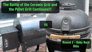 Is a Pellet Grill Better Than Charcoal Baby Back Ribs on the Grill [upl. by Anos]