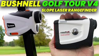 Bushnell Golf Tour V4 Slope Laser Rangefinder Golfers Review 2024 Bushnell Rangefinder [upl. by Ttekcirc]