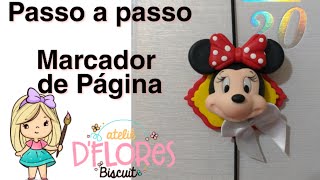 Passo a passo Marcador de página em biscuit [upl. by Aihsemot49]