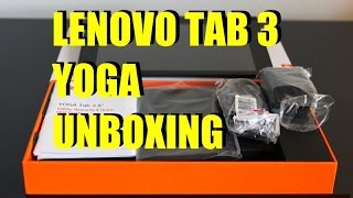 Lenovo yoga tab 3 10quot unboxing en español [upl. by Solotsopa]