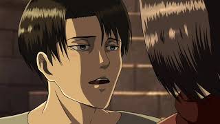 The secret moment of them  Animation 2 LEVI X MIKASA RIVAMIKA  The secret he had for her [upl. by Annaeerb]