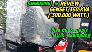 UNBOXING amp REVIEW GENSET 300000 WATT [upl. by Ricker]