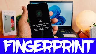 How to setup Fingerprint on Samsung Galaxy A52s 5G [upl. by Drarrej691]