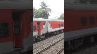 Mandovi express shorts konkanrailway train konkan kokan ratnagiri travel monsoon [upl. by Sink]