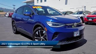 2021 Volkswagen ID4 Pro S Sport Utility D23560A Dublin Pleasanton Livermore Fremont San Franci [upl. by Nah]