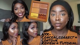 NYX CorrectConceal amp Correct palette Deep Sunset Eyes [upl. by Iroc]