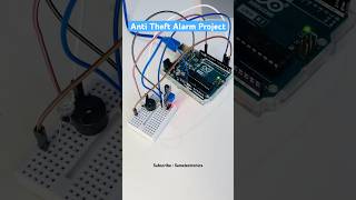 Anti Theft Alarm Project ​⁠Arduino iotproject iot electronics viraltech viralshort [upl. by Rovelli]