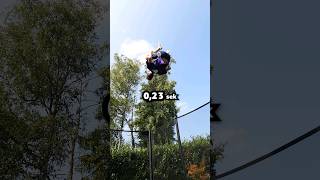 Wie LANGE kann ich in der LUFT bleiben🕑 auf Trampolin backflip Experiment trampolin [upl. by Llevaj]