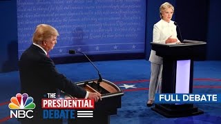 The Third Presidential Debate Hillary Clinton And Donald Trump Full Debate  NBC News [upl. by Vanthe]