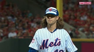 2015 ASG deGrom strikes out side on 10 pitches [upl. by Ordnasela]