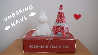 My Hobonichi Techo 2023 Unboxing Haul Part 2  Japanese Stationery Haul  Rainbowholic [upl. by Dnaltiac]