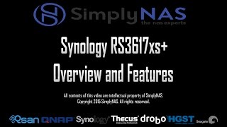 Synology RS3617xs Rackmount Overview and Features [upl. by Analaf]