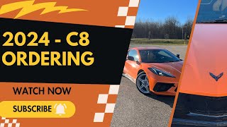 2024 Chevrolet Corvette C8 Stingray  My Order process amp Options [upl. by Corb]