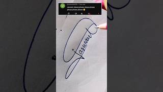 Jaswant name style signature😍 comment your name💬 signature shorts shortvideo [upl. by Annaya]