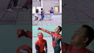 spiderman run spiderman marvel funny [upl. by Aleak]