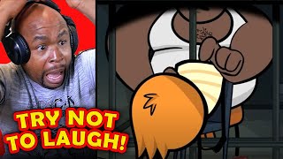 HE STEALING CHEEKS IN PRISON  Cyanide And Happiness Try Not To Laugh [upl. by Frasier610]