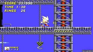 Sonic The Hedgehog 2 Genesis Wing Fortress Zone [upl. by Bibbye]