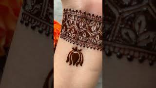 Simple mehendi design  wrist mehendi shorts mehndi youtubeshorts ytshorts mehndidesign henna [upl. by Notsnhoj]