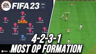 THE BEST FORMATION Best 4231 Custom Tactics FIFA 23 [upl. by Uol829]