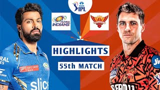 SRH vs MI Full Highlights 🔥srh vs mi highlights 2024 mi vs srh highlights srhvmi  ipl2024 [upl. by Aneloc]