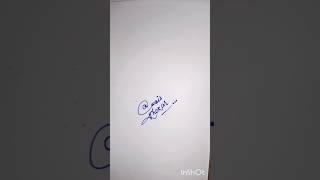 Awais khokar signature signature handwriting shorts shortsfeed penmanship [upl. by Rahel36]