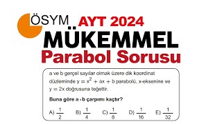 AYT 2024 Mükemmel Parabol Sorusu ayt2024 türev [upl. by Yehudi]